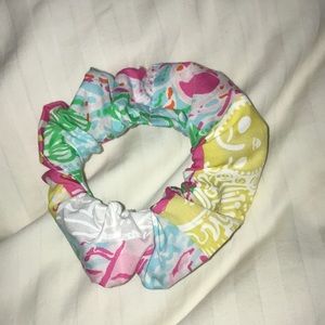Lilly Pulitzer handmade hair scrunchie